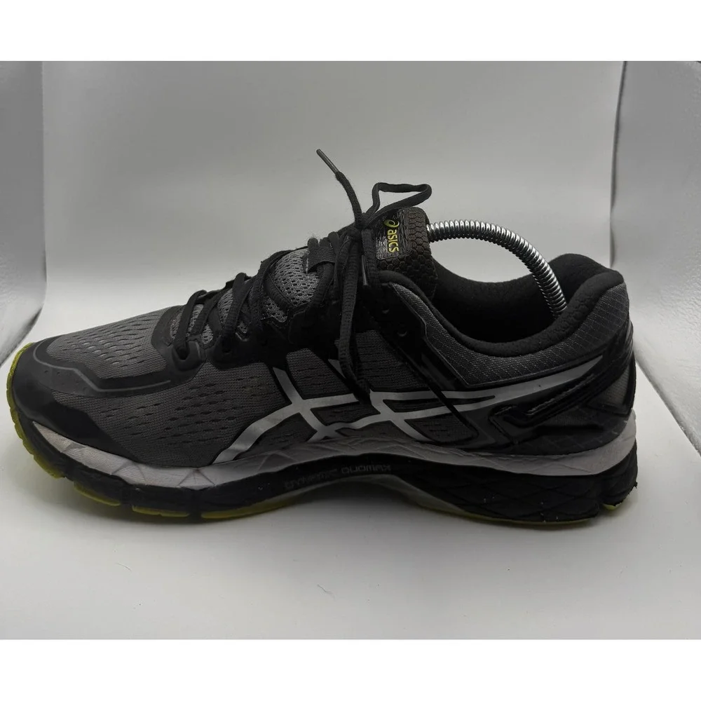 Asics Gel-Kayano 22 Running Shoes Mens 11 Grey Black T547N Good FluidRide